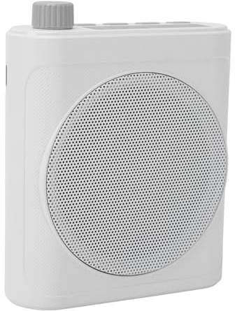 Luqeeg Kabelloser 15-W-Sprachverstärker mit Geräuschunterdrückendem ANC-Anti-Heuling-Chip, Tragbarer 76-mm-Lautsprecher, Bluetooth 5.4-Lautsprecher mit 2 Magnetischen Lavalier-Mikrofonen, Ideal für