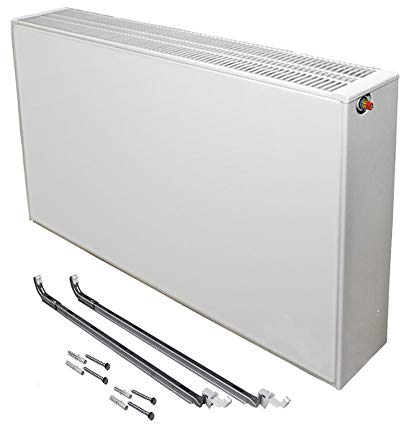 Buderus Logatrend Ventil-Flachheizkörper VC-Plan Typ 33 BH 400 vers. Längen + Halter (BL: 2000 mm)
