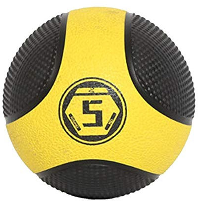AGYH Medizinbälle Medizinball, 5 Kg / 11lbs Rubber Elastic Fitness Ball, Geeignet for Home Und Fitnesstraining Ball, Rutsch- Und Abriebfeste
