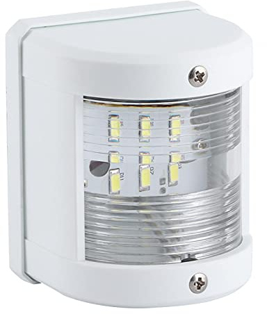 Yctze 135 Degrees Boat Light 5W IP66 LED Navigation Mast Lamp 12V/24V Transom Mount Stern Lights for Yacht Fishing Boat Cruises