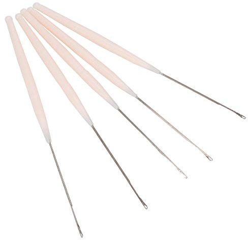 Aghi da infilare, strumenti per infilare Aghi da infilare, aghi Strumento uncinetto Gancio a T Ago per perline per la creazione di gioielli Diametro foro inferiore a 1,8 mm