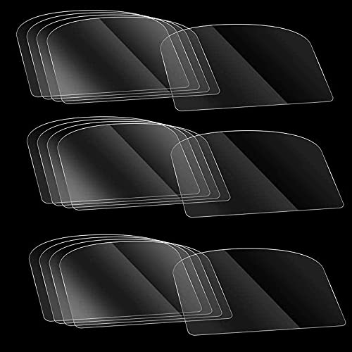 Woohome 50 PCS Transparent Cake Cream Scraper Plastic Cake Scraper Decorating Clear Icing Comb Contour Decorating Set for Bread Pastry Cake Decorating Supplies DIY Kitchen Bakery Baking Tool (Style 3)