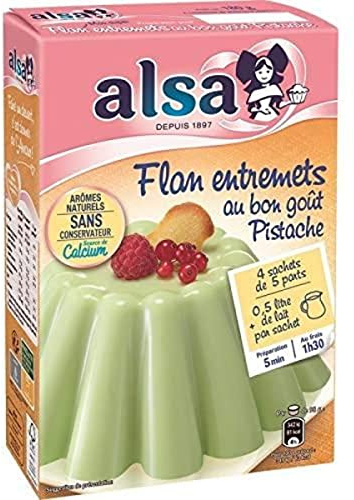 ALSA Dolci flan al pistacchio