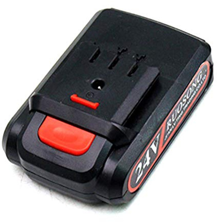 24 V Ersatzakku Kettensäge, Lithiumbatterie kompatibel mit 4 Zoll Mini Handheld Elektro-Kettensäge, schnurlose elektrische Handheld wiederaufladbare Batterie Kettensäge