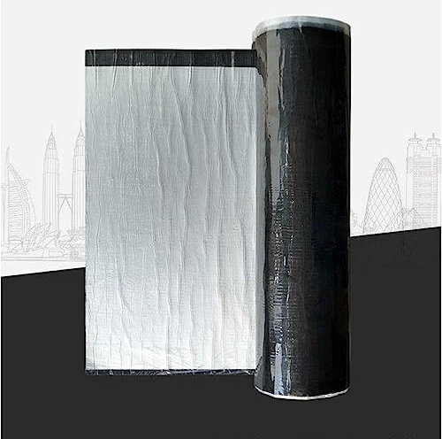 X1NGFU Bitumen Aluband Alu Folie Zur Reparatur,Reparaturband Dichtband,Selbstklebendes Wasserdichtes Klebeband Butyl Klebeband,für Dachleckage,Oberflächenriss,Fensterbankspalt (0.2x1m)