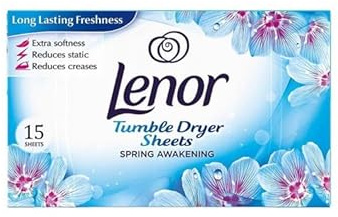 Lenor Spring Awakening Tumble Dryer Sheets (Pack of 15)