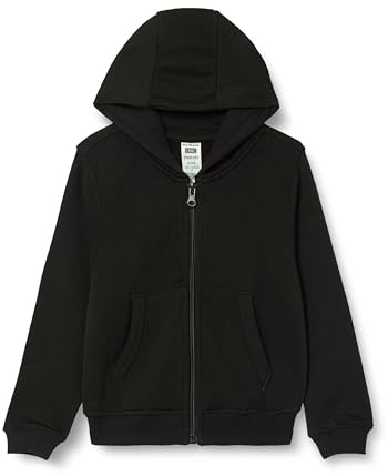 Mukua Byron Kids, felpa con cappuccio per bambini, colore nero, taglia 12/14