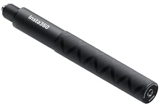 Perche à selfie invisible de 85 cm, perche invisible en alliage d’aluminium, grip manchon amovible, compatible avec les caméras Ace, Ace Pro, Ace Pro 2, GO 3, GO 3S, GO Ultra, ONE X2, X3, X4, X5, noir