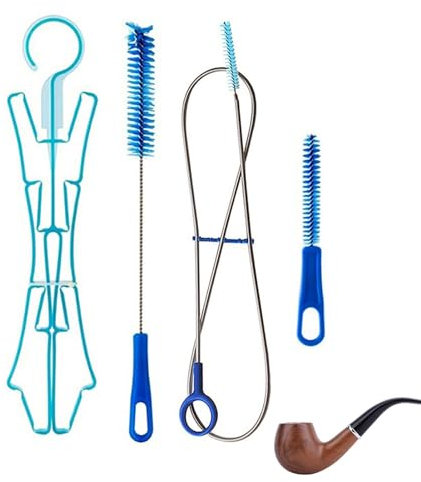 4-in-1 Blasen-Reinigungsset - Wasserblasen-Reiniger-Kit, Trinkblasentrockner, Trinkblasen-Reinigung mit flexiblem langem Bürsten-Set, Trinkblase Wasserspeicher zum Trocknen von Blasenrahmen