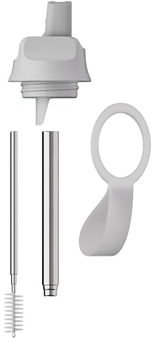 Chilly's Series 2 Sports Flip Lid with Telescopic Straw - Granite Grey