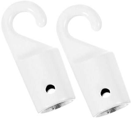 EPIGEIST 2pezzi Ganci Per Bacchette Di Tende Di Ricambio Per Bacchette Di Trazione Per Tende Sostituzione Di Connettori Per Punte Di Ganci Per Di Accessorio Per Asta Di Parte Di Ricambio Pe