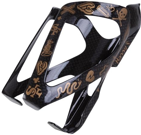 Cinelli Mike Giant Gold Flaschenhalter, 74 mm, Kohlefaser