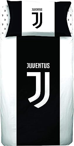 BrandMac ApS Parure de Lit Football Réversible 100% Coton - Housse de Couette 140x200 cm + Taie d'oreiller 65x65 cm