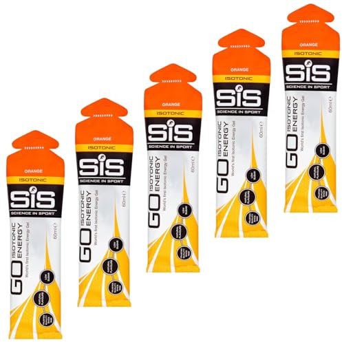 Contrast SIS Go Isotonic Energy Gel 60ml - Orange (Pack of 5)
