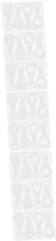 SHINEOFI 8pcs Silicone Token Mold for Shopping Cart DIY Craft Mold Supply Trolley for Token Making Casting for Coins