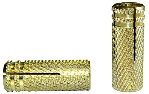 Messing Dübel/Messingdübel Spreizdübel M5 x 18mm (Menge wählbar) (20)