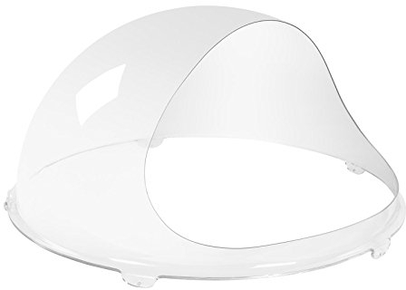 Royal Catering RCZW-COV62 Coupole de Protection pour Machine a Barbe a Papa (Ø 62 cm, Verre Acrylique)