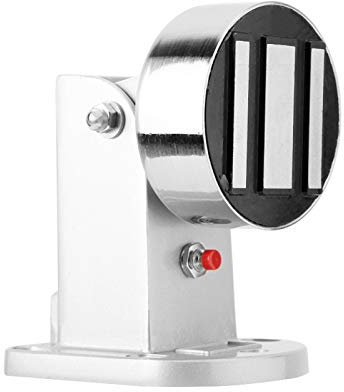 Aspiration de porte, aspiration de porte électromagnétique DC12V/24V Serrure d'aspiration de porte magnétique murale pour sécurité de porte pour porte