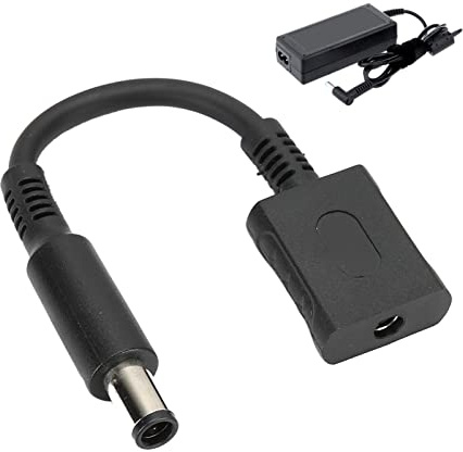 Laptop-DC-Netzteilkabel, 4,5 X 3 Mm Buchse auf 7,4 X 5,0 Mm Stecker-Ladeanschlussstecker Stromwandler-DC-Kabel, für HP Dell Laptop-Adapter-Ladegerät