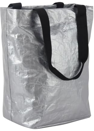 Hapo-G - Sacoche arrière vélo - Polypropylène recyclé - Fixation Porte-Bagages - Anse de Portage - Contenance 17L - Dimensions 29x40x18 cm - Charge Max. 5 kg - Couleur Gris - Compatible e-Bike