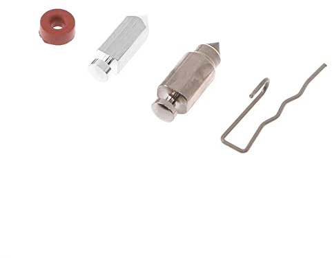 Vergaser-Schwimmerventil-Nadelsitz-Set, Rasenmäher-Motorreparatur-Ersatz für Briggs and Stratton 398188 281144 299096 394681