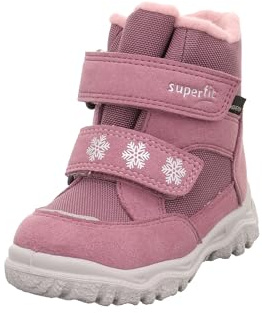 Superfit Mädchen Husky1 Mädchen Warm Gefütterte Gore-tex Blau/Rosa 8020 Stivali da neveBambine e ragazze