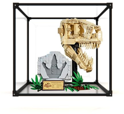 Vetrina per Lego 3249 31152 10266 21056 76261 31139 76964,Acrilica Scatola Espositiva Trasparente con Porte,30x25x30cm Vetrinetta Impilabile per Borse Collezionismo Bambole Modelli Auto Giocattoli