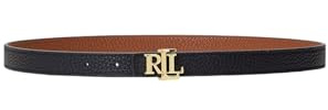 Lauren Ralph Lauren Cintura Reversibile Skinny Rev Lrl 20 412912038 Nero S