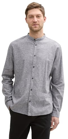TOM TAILOR herrskjorta, 37200 – Tarmac Grey Chambray, XL
