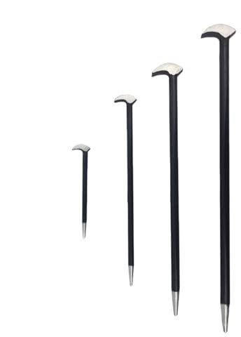 Hebeleisen Set, Hammerschlagkappe, abgewinkelte Spitze Brechstange, Mechaniker Handwerkzeuge, Nagelabzieher Bar, Vielseitige Mechaniker Werkzeuge Ergonomisches Design für Maschinen, Automobil, Abbruch