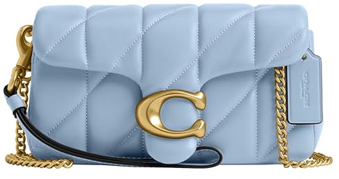 Coach Damen Crossbody Wristlet in Pillow Quilting Tabby-Armband, Bluebell