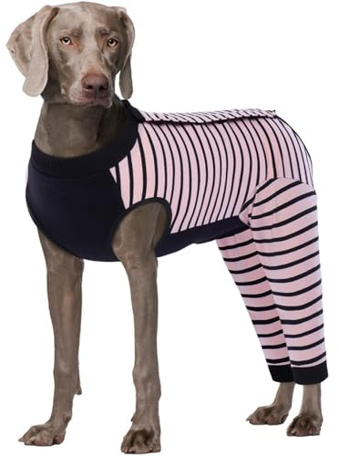 Kuoser Op Body Hund Rüde Hündin, Hundebody Nach Op mit Beinen, Rosa 4XL