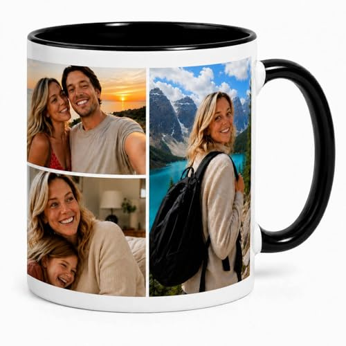 ORRATL Taza Personalizada con Foto y Texto - Tazas Personalizadas 11oz para Hombre y Mujer, Taza de Cerámica Personalizada con Foto - Tazas Originales para Regalar en Cualquier Ocasión