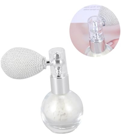 CLISPEED Loose Powder Sprayer Perlweiß Highlighter Puder Sprühflasche Für Damen Ultraleicht Hautverträglich Vielseitig Als Körper Gesichtsglitzer Sowie Lidschatten Geeignet