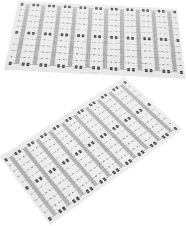 STOBAZA 2 Set Righello Adesivo Per Banco Lavoro in Pvc Resistente, Nastro Righello Autoadesivo 5-0-5 Cm Con Scala Precisa Per Falegnameria e Disegno Tecnico