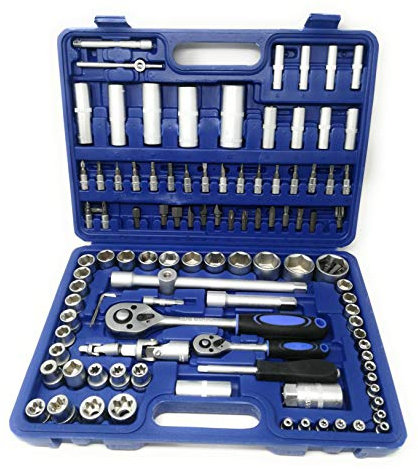 TEMPO DI SALDI Valigetta Di 108 Pezzi Totali Tra Cui Chiavi A Bussola Cricchetto Cacciavite