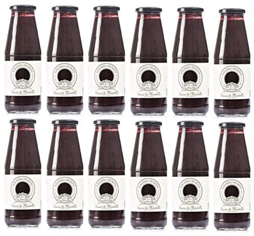 Mariangela Prunotto - Una Delizia Albese - Frutticultori in Alba dal 1863 (MA7JQ) Azienda Agricola - Succo Di Mirtillo 690g - 12 Confezioni Da 690 Ml (12x690ml)