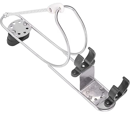 Akozon Support de Bouée de Sauvetage, Support de Bouée de Sauvetage pour Bateau Portable, Sélection D'angle Arbitraire, Support de Bouée de Sauvetage Marin pour Bouée de Sauvetage en Fer à Cheval et B