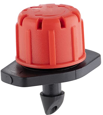 Goteador para Riego por Goteo x100 Unidades | Caudal Constante y Localizado | Ideal para Jardines, Macetas y Huertos | Instalación Rápida y Precisa sin Herramientas | AROZ