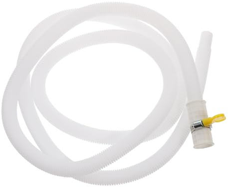 Baluue Portable Drain Hose Washing Machine Hose Semi-automatic Washer Tube 18mm Clamp Durable Polyethylene