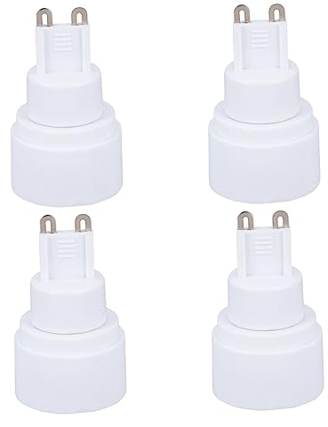 Angoily 4stücke Teiliges Zu Lampensockel Adapter Keramik Fassung Konverter Geeignet Für Led Halogen Energiesparlampen Einfache Installation Langlebig Und Kompatibel Für Pendelleuchten