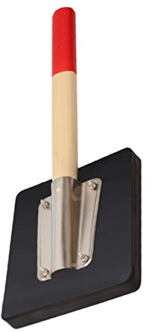 Angoily Rubber Hammer for Tiles Paving Clapper Board Useful Rubber Mallet for Construction Tool Tiles Flattening Handle Square Tool for Masonry Work