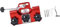 Sharplace Chainsaw Sharpener Jig Chainsaw Blade Sharpener Hand Crank Universal Handheld with Sharpening Heads Chain Saw Sharpener Tool, Red