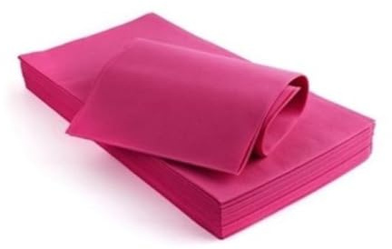Generico 100 Tovaglie in TNT Tessuto Non Tessuto Misura 100x100cm COPRIMACCHIA 50gr m/q Ideali per la ristorazione sagre feste vari colori (Fucsia)