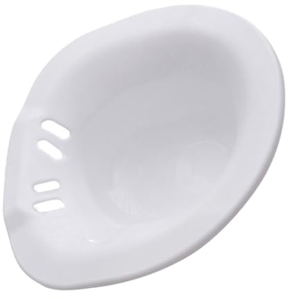 TOBBOMEY Sitzbad aus Kunststoff Faltbar Geruchlos Platzsparend für Toilettensitz Wochenbettpflege Schwangere Ältere Menschen