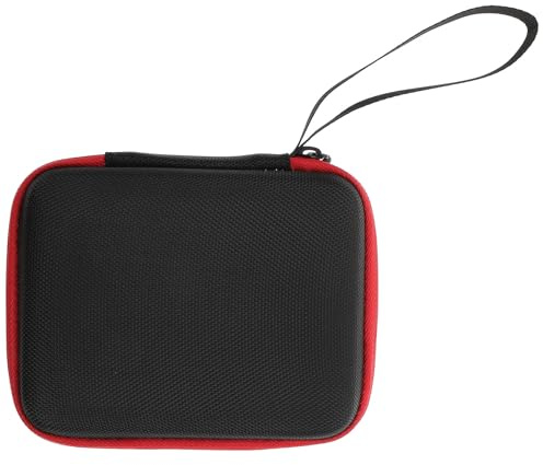 Homoyoyo Bolsa de Púas de Guitarra Roja Material Eva y Esponja, Organizador Portátil Que Previene Pérdidas, Adecuado para Músicos y Mochila