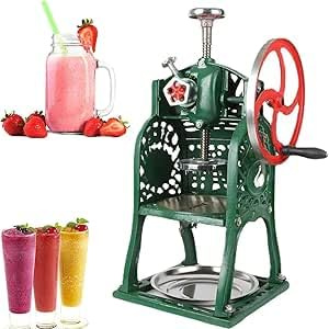 DXYQXL Tritaghiaccio, macchina manuale per il ghiaccio, potente macchina per il ghiaccio tritato e macchina a cono di neve, ideale per ristoranti caldi e uso domestico