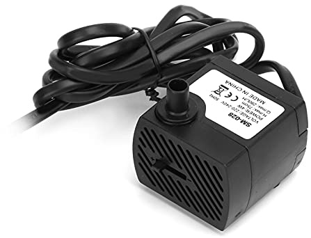Smandy Piccola Pompa Sommergibile 4W 280L/H Silenziosa Mini Pompa Fontana Rotore in Ceramica con Forti Ventose per Acquario Acquario (Spina europea 220V)