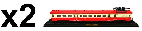 Atlas Viele 2 Züge SNCF selbstfahrende Z-7100 de1960 Ho 1/87 (Ref 1 + 1)