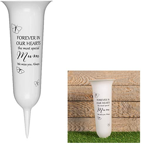 Graveside Memorial Spiked Flower Vase - Mum 0490